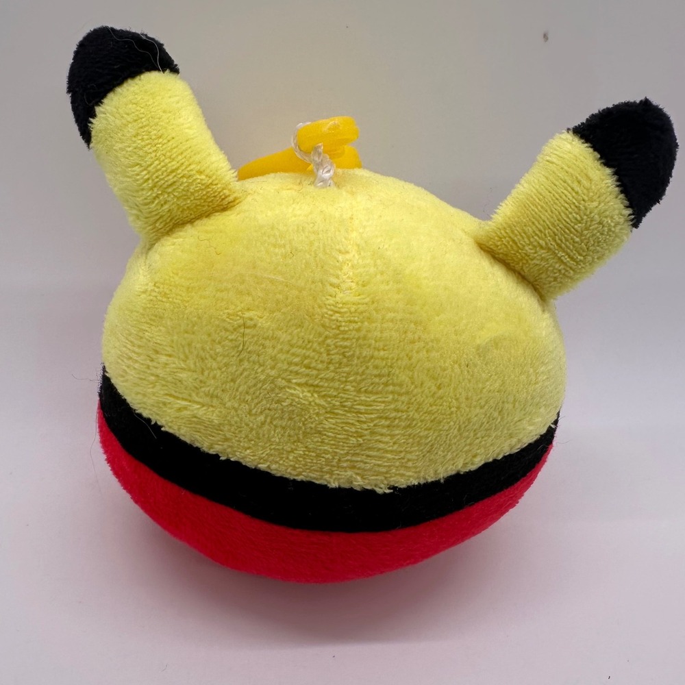 Pokemon Pikachu Plush Ball Clip On Keychain Cute Character Toy Stuffed Gamer - Picture 3 of 7